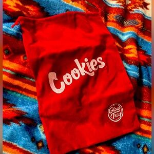 Red cookies bag velvet